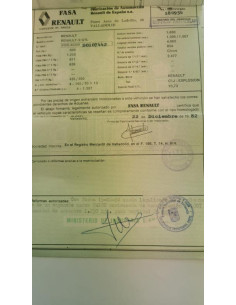 Despiece Renault 11 (B/C37) 1.1 (B/C/S371) (48 cv) 1983
