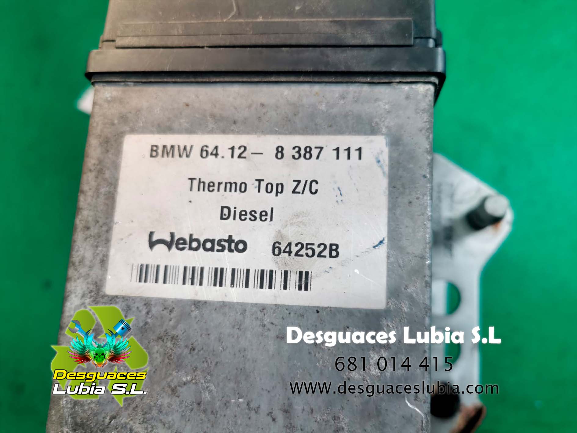 Valvula intercambio calefacción Bmw Serie 5 (E60) 530d (218 cv) Automatico - Imagen 2