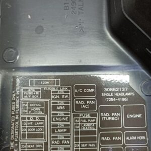 Caja de reles / fusibles Volvo V40 Combi (VW) 1.6 16V (105 cv)