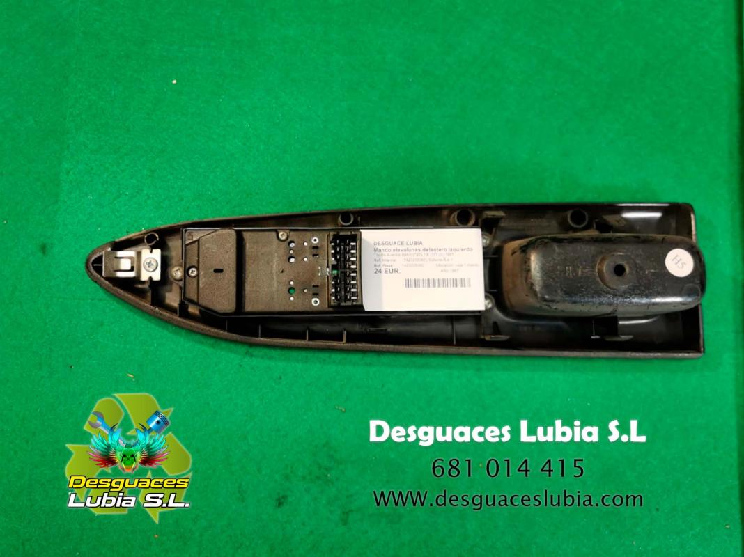 Mando elevalunas delantero izquierdo Toyota Avensis Hatch (T22) 1.6 (101 cv) - Imagen 3