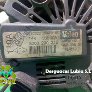 Alternador Renault Megane II Clasico 1.9 dCi (120 cv)