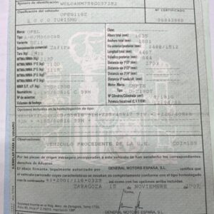 Despiece Opel Zafira B 1.9 CDTI (100 cv) 2007