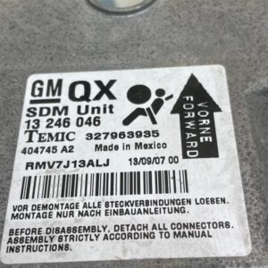 Centralita airbag Opel Zafira B 1.9 CDTI (100 cv)