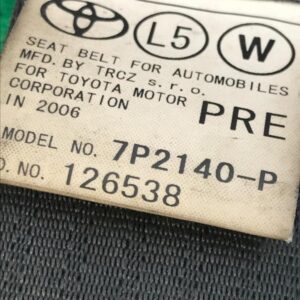 Cinturon seguridad delantero izquierdo Toyota Corolla Verso III 1.6 16V (132 cv)